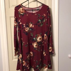 Floral swing dress